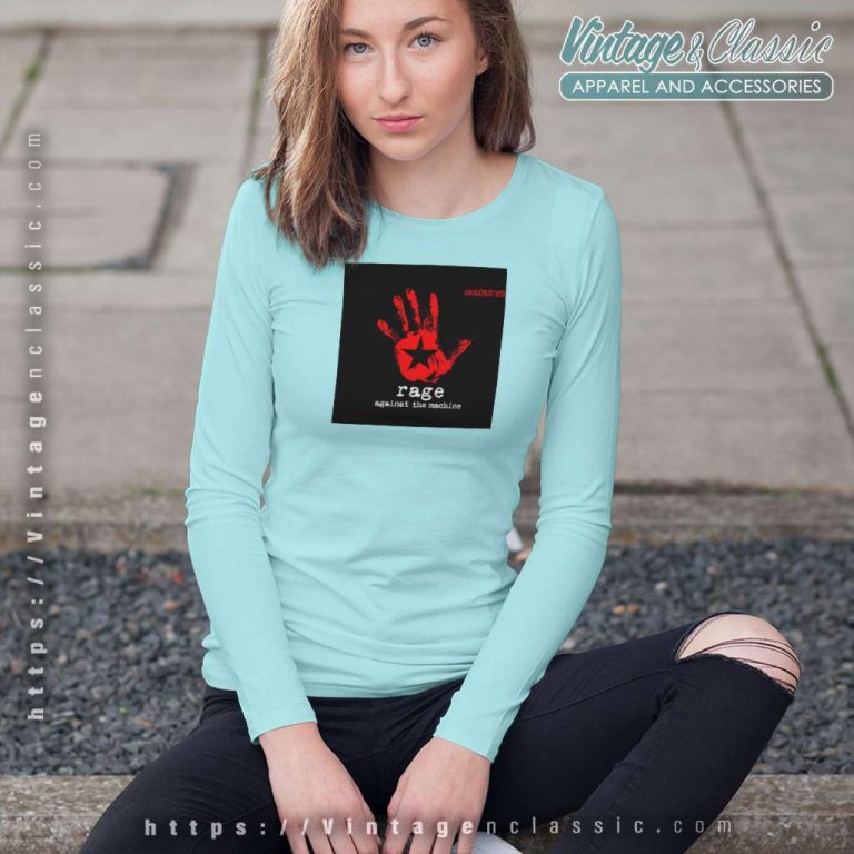 Rage Against The Machine Greatest Hits Long Sleeve Tee Rage Against The Machine Greatest Hits Long Sleeve Tee
