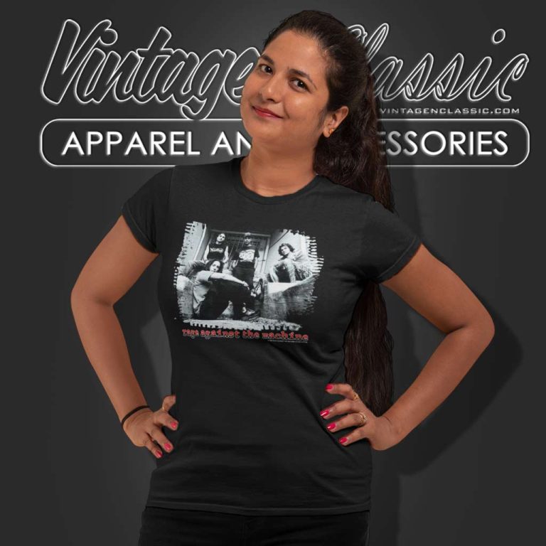 Rage Against The Machine Group Photo Women TShirt Rage Against The Machine Group Photo Women TShirt