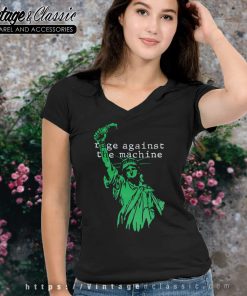 Rage Against The Machine Liberty Shirt 5 Rage Against The Machine Liberty V Neck TShirt