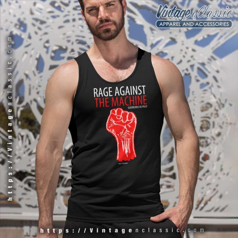 Rage Against The Machine Logo Tank Top Racerback Rage Against The Machine Logo Tank Top Racerback