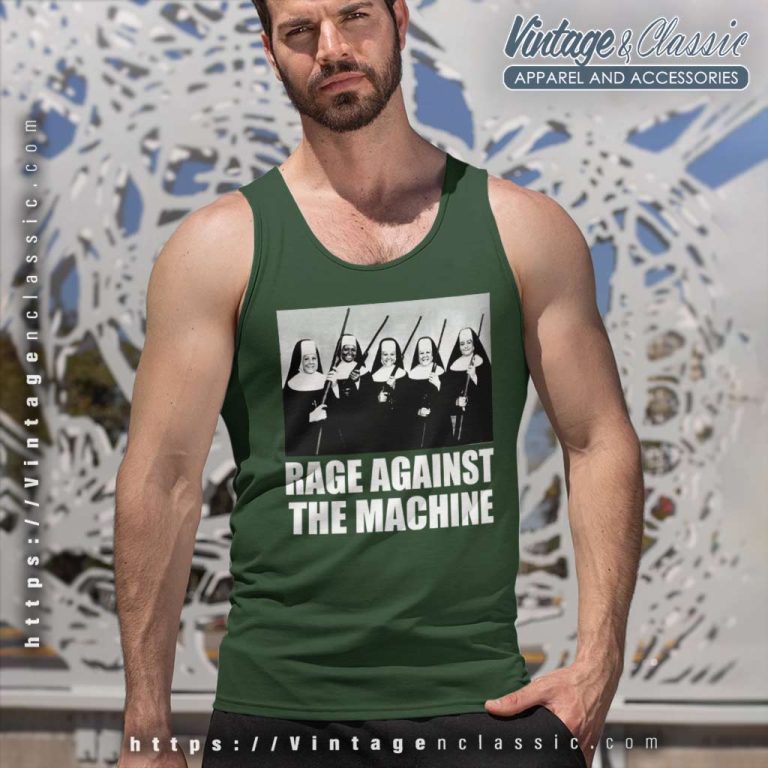 Rage Against The Machine Nuns With Guns Tank Top Racerback Rage Against The Machine Nuns With Guns Tank Top Racerback