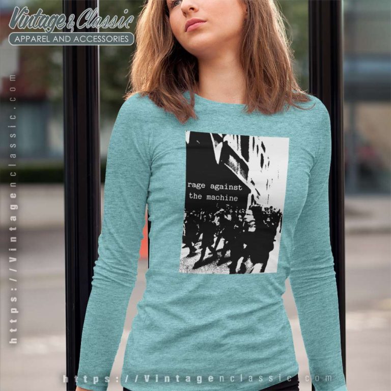 Rage Against The Machine Riot Long Sleeve Tee Rage Against The Machine Riot Long Sleeve Tee