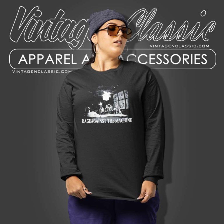 Rage Against The Machine Rock Band Long Sleeve Tee Rage Against The Machine Rock Band Long Sleeve Tee