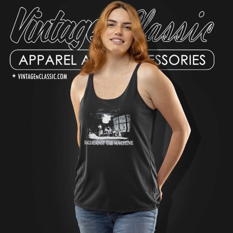 Rage Against The Machine Rock Band Tank Top Racerback Rage Against The Machine Rock Band Tank Top Racerback