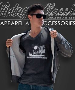 Rage Against The Machine Rock Band Shirt 5 Rage Against The Machine Rock Band V Neck TShirt
