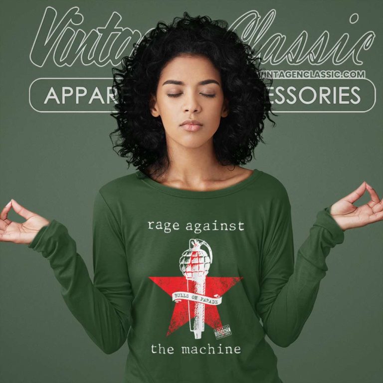 Rage Against The Machine Shirt Bulls On Parade Long Sleeve Tee Rage Against The Machine Shirt Bulls On Parade Long Sleeve Tee