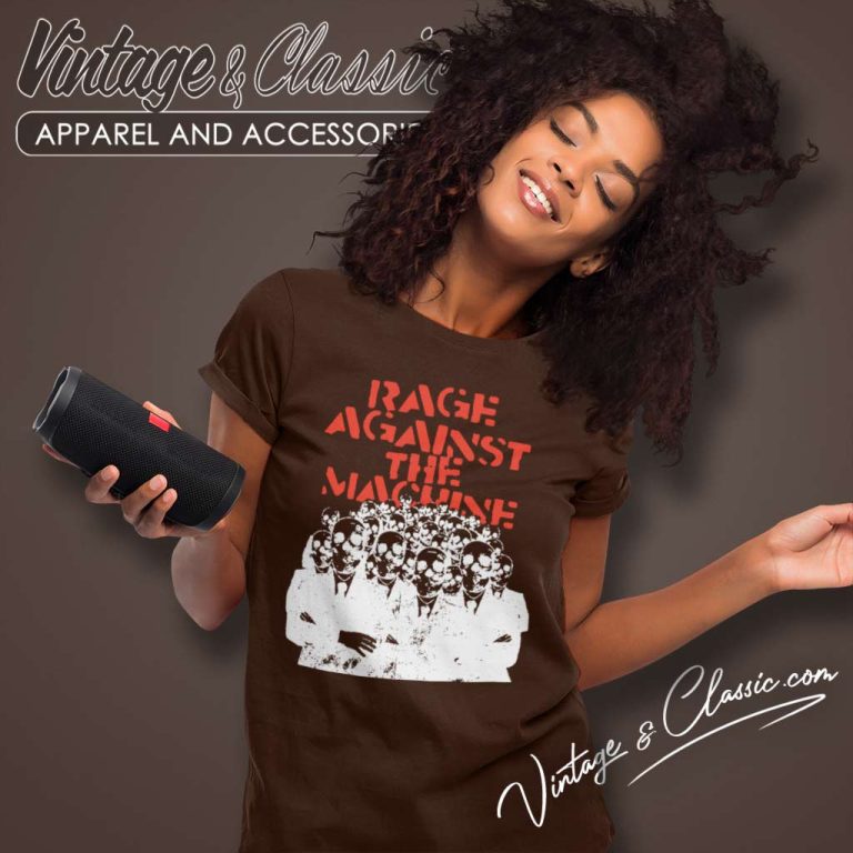 Rage Against The Machine Shirt Crowd Masks Skull Suits Women TShirt Rage Against The Machine Shirt Crowd Masks Skull Suits Women TShirt