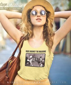 Rage Against The Machine Shirt People Of The Sun Tank Top Racerback