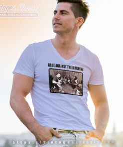 Rage Against The Machine Shirt People Of The Sun V Neck TShirt