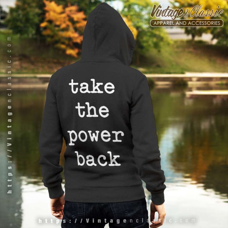 Rage Against The Machine Silhouette Box Hoodie Backside Rage Against The Machine Silhouette Box Hoodie Backside