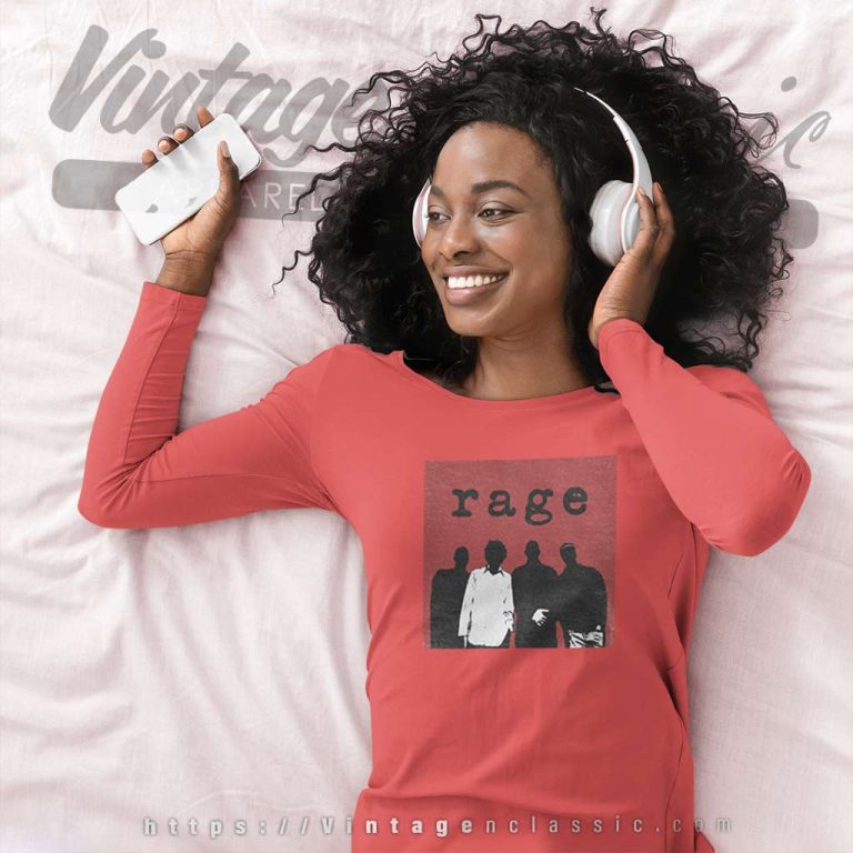 Rage Against The Machine Silhouette Box Long Sleeve Tee Rage Against The Machine Silhouette Box Long Sleeve Tee