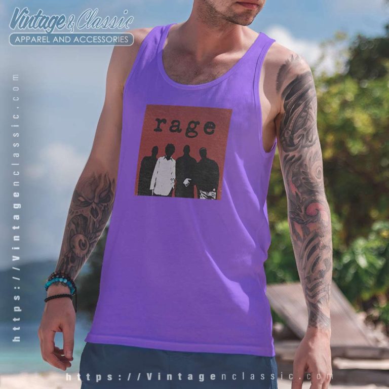 Rage Against The Machine Silhouette Box Tank Top Racerback Rage Against The Machine Silhouette Box Tank Top Racerback