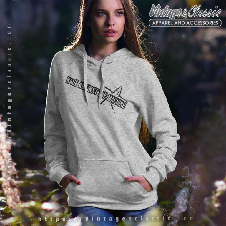 Rage Against The Machine Splatter Star Hoodie Rage Against The Machine Splatter Star Hoodie