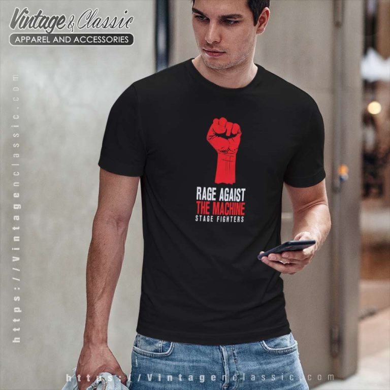 Rage Against The Machine Stage Fighters T Shirt Rage Against The Machine Stage Fighters T Shirt