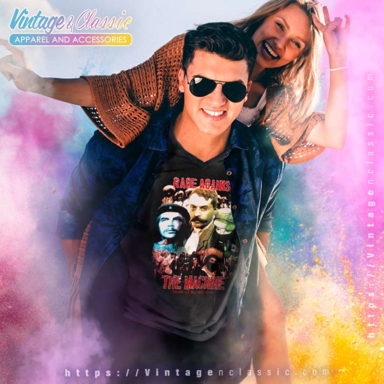 Rage Against The Machine Taste Of Revolution V Neck TShirt Rage Against The Machine Taste Of Revolution V Neck TShirt