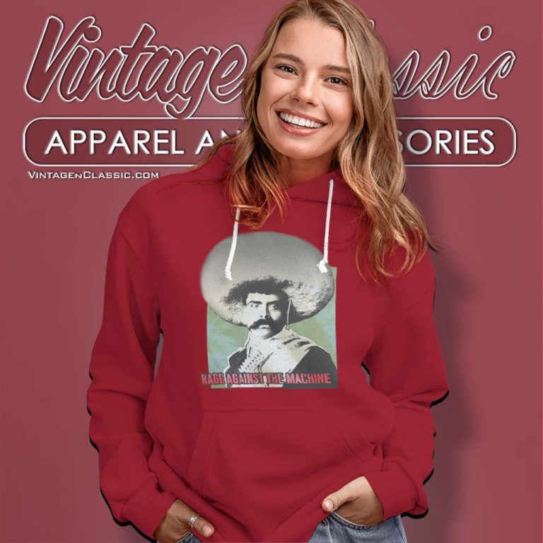 Rage Against The Machine Vintage Emiliano Zapata Hoodie Rage Against The Machine Vintage Emiliano Zapata Hoodie