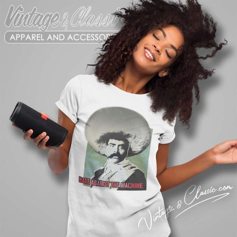 Rage Against The Machine Vintage Emiliano Zapata Women TShirt Rage Against The Machine Vintage Emiliano Zapata Women TShirt