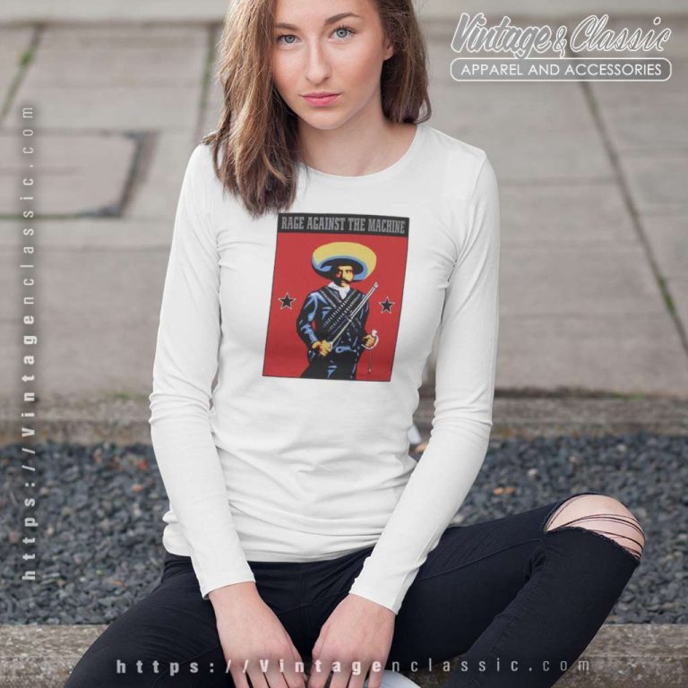 Rage Against The Machine Zapata Long Sleeve Tee Rage Against The Machine Zapata Long Sleeve Tee