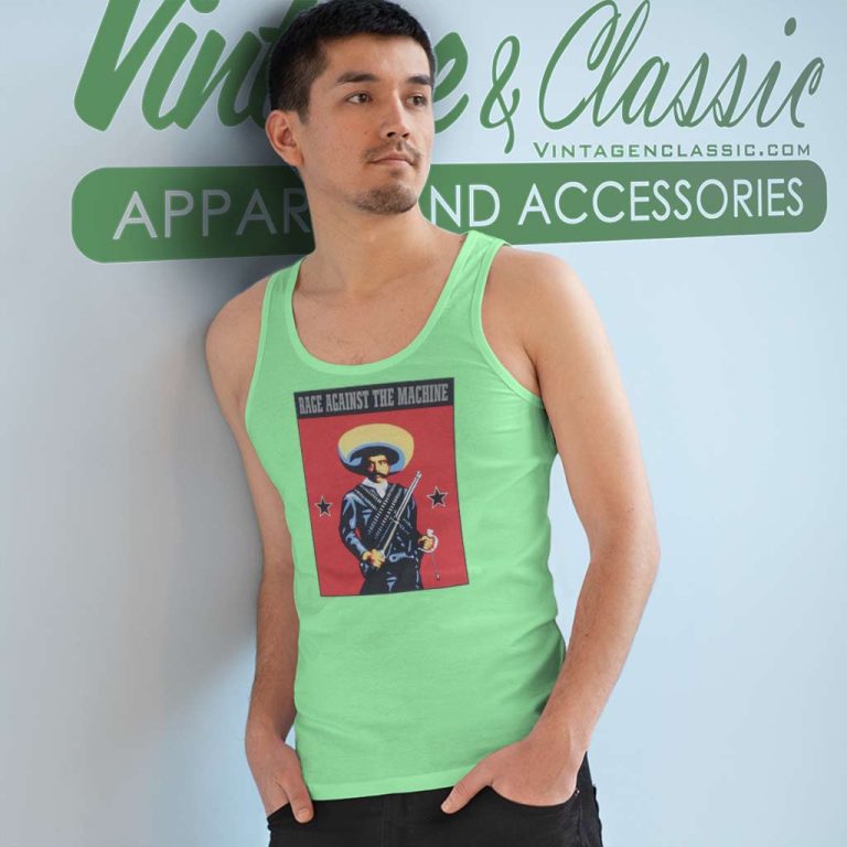 Rage Against The Machine Zapata Tank Top Racerback Rage Against The Machine Zapata Tank Top Racerback