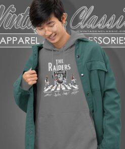 Raiders Abbey Road Signatures Shirt Woodson Long Allen Jackson Hoodie