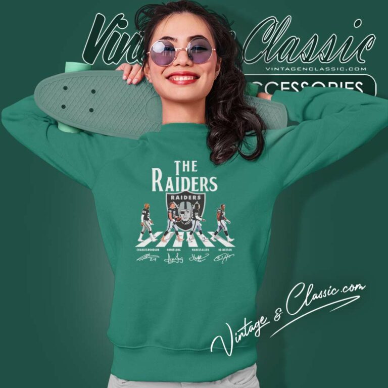 Raiders Abbey Road Signatures Shirt Woodson Long Allen Jackson Sweatshirt Raiders Abbey Road Signatures Shirt Woodson Long Allen Jackson Sweatshirt