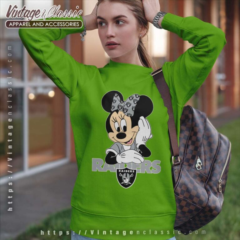 Raiders American Football Team Minnie Mouse Sweatshirt Raiders American Football Team Minnie Mouse Sweatshirt
