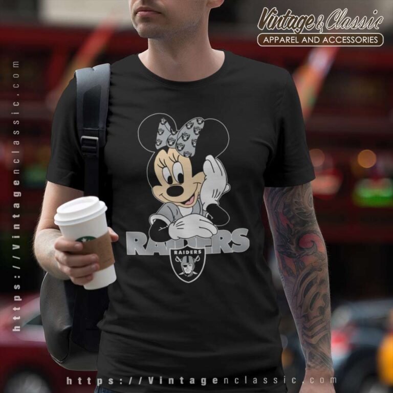 Raiders American Football Team Minnie Mouse T Shirt Raiders American Football Team Minnie Mouse T Shirt