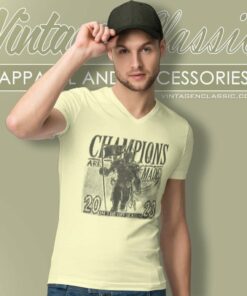 Raiders Antonio Pierce Champions Are Made 2023 In The Off Season V Neck TShirt