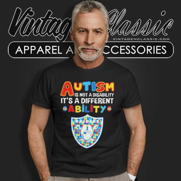 Raiders Autism Is Not A Disability Nfl T Shirt Raiders Autism Is Not A Disability Nfl T Shirt