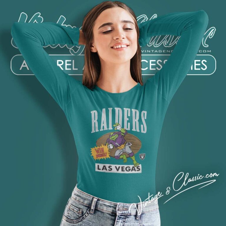 Raiders Donatello Win Dudes Shirt Tmnt X Nfl Las Vegas Raiders Long Sleeve Tee Raiders Donatello Win Dudes Shirt Tmnt X Nfl Las Vegas Raiders Long Sleeve Tee