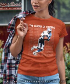 Raiders Legend Cliff Branch Football Women TShirt