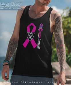 Raiders Nfl Crush Cancer 2023 Tank Top Racerback