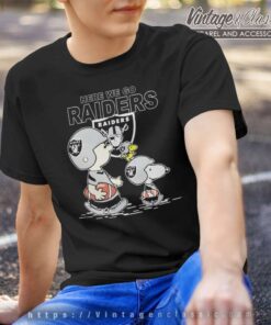 Raiders Snoopy Plays The Football T Shirt