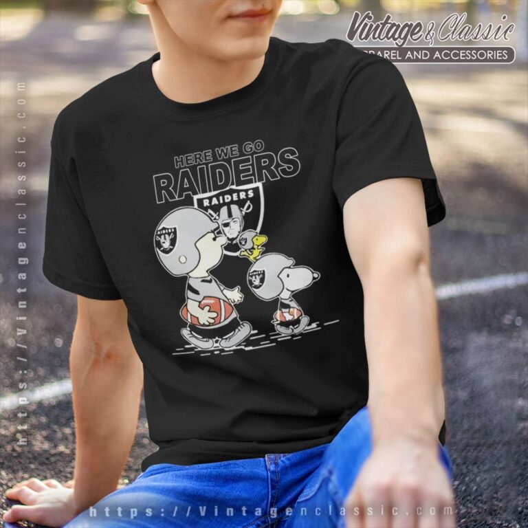 Raiders Snoopy Plays The Football T Shirt Raiders Snoopy Plays The Football T Shirt