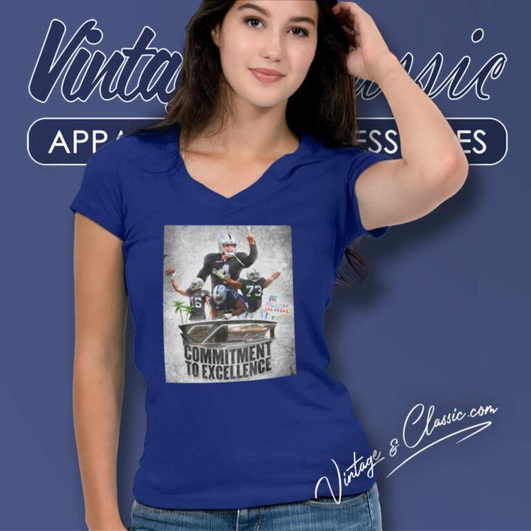 Raiders Team Memorial Day Commitment To Excellence V Neck TShirt Raiders Team Memorial Day Commitment To Excellence V Neck TShirt