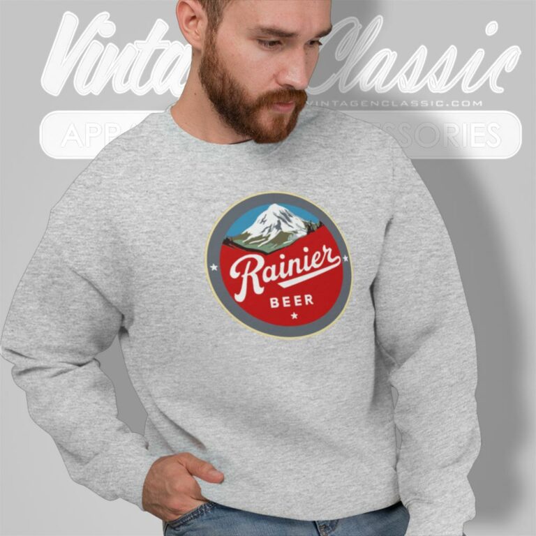 Rainier Beer Mountain Logo Sweatshirt Rainier Beer Mountain Logo Sweatshirt
