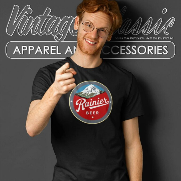Rainier Beer Mountain Logo T Shirt Rainier Beer Mountain Logo T Shirt