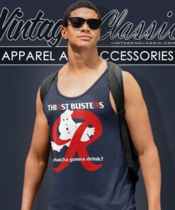 Rainier Beer Thirst Ghostbusters Tank Top Racerback
