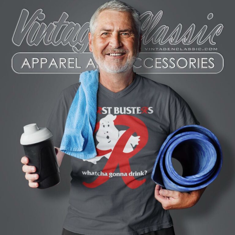 Rainier Beer Thirst Ghostbusters V Neck TShirt Rainier Beer Thirst Ghostbusters V Neck TShirt