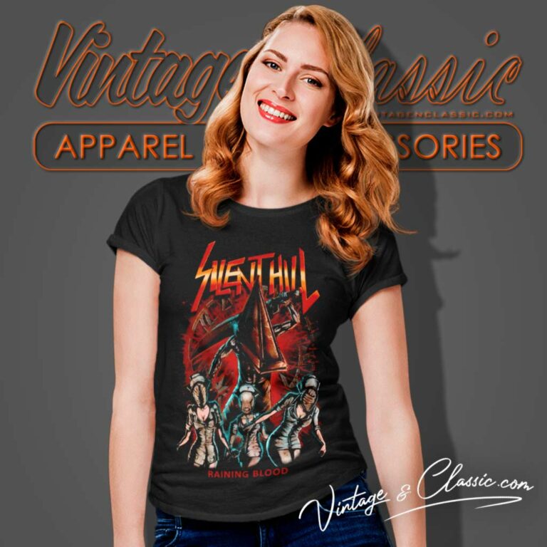 Raining Blood Silent Hill Women TShirt Raining Blood Silent Hill Women TShirt