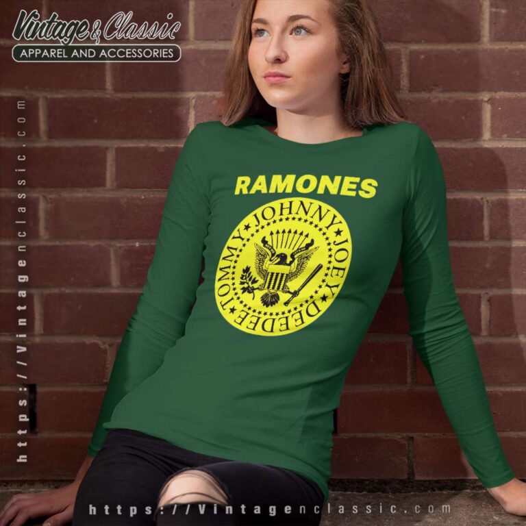 Ramones 1980s Distressed Punk Long Sleeve Tee Ramones 1980s Distressed Punk Long Sleeve Tee