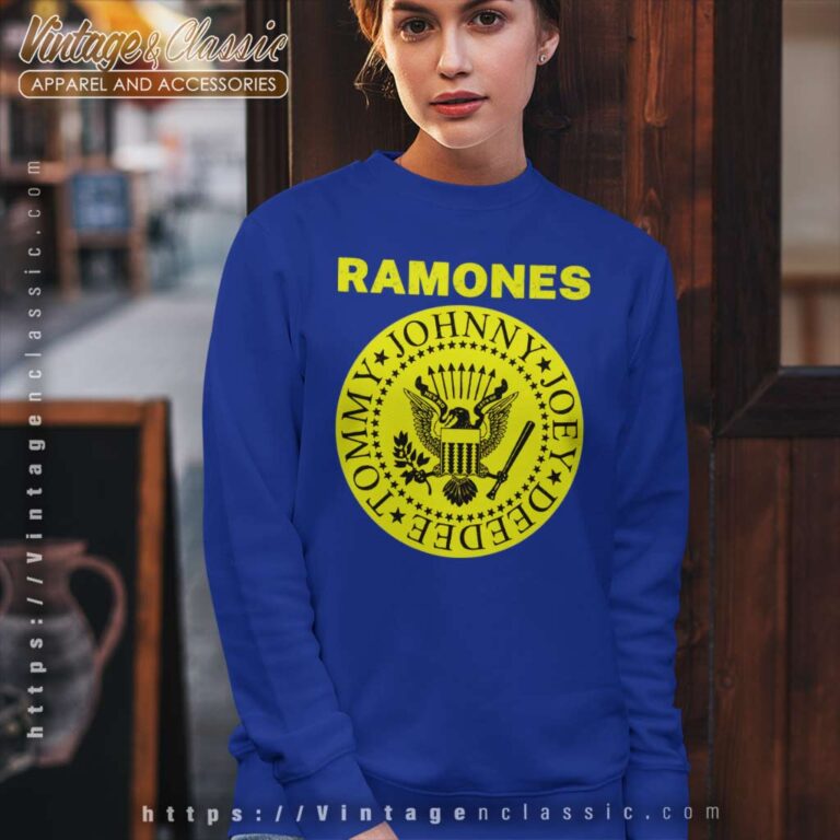 Ramones 1980s Distressed Punk Sweatshirt Ramones 1980s Distressed Punk Sweatshirt