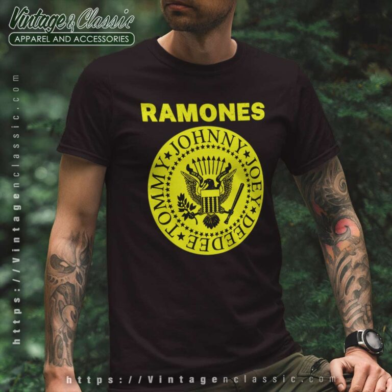 Ramones 1980s Distressed Punk T Shirt Ramones 1980s Distressed Punk T Shirt