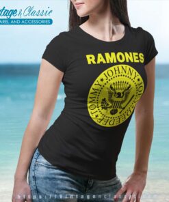 Ramones 1980s Distressed Punk Women TShirt