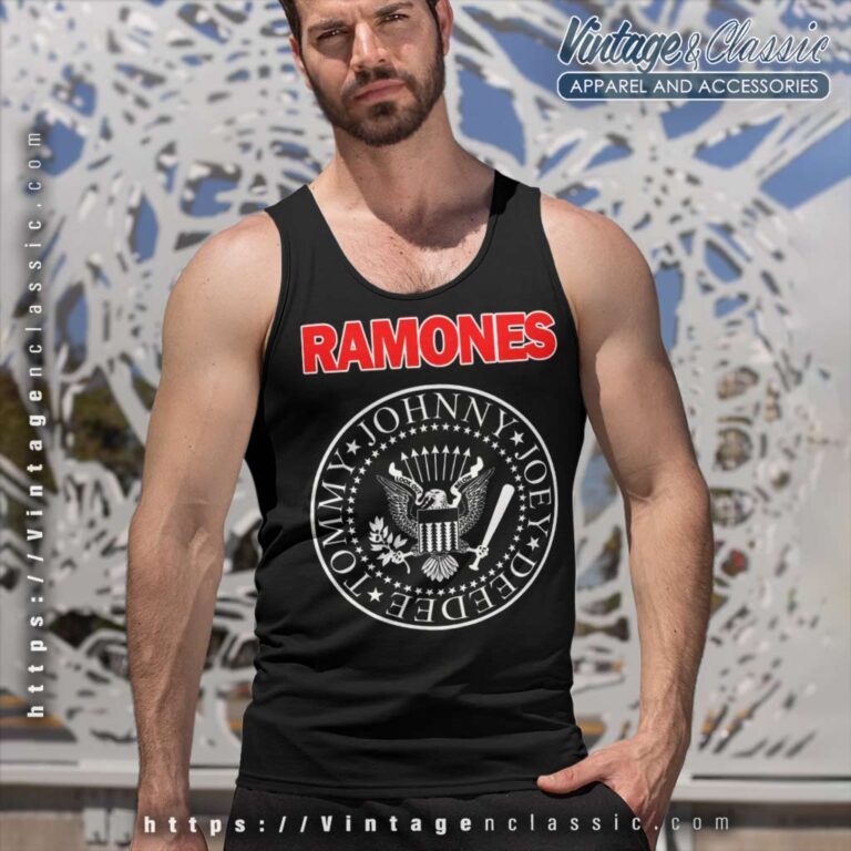 Ramones Classic Logo Tank Top Racerback Ramones Classic Logo Tank Top Racerback