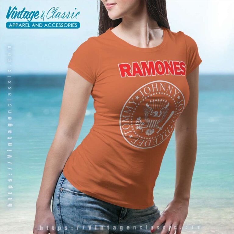 Ramones Classic Logo Women TShirt Ramones Classic Logo Women TShirt
