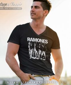 Ramones First Album V Neck TShirt