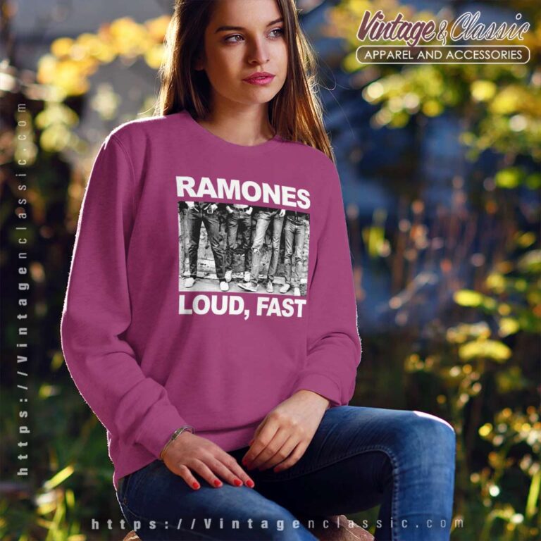 Ramones Loud Fast Sweatshirt Ramones Loud Fast Sweatshirt