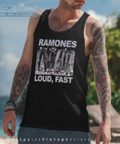 Ramones Loud Fast Tank Top Racerback