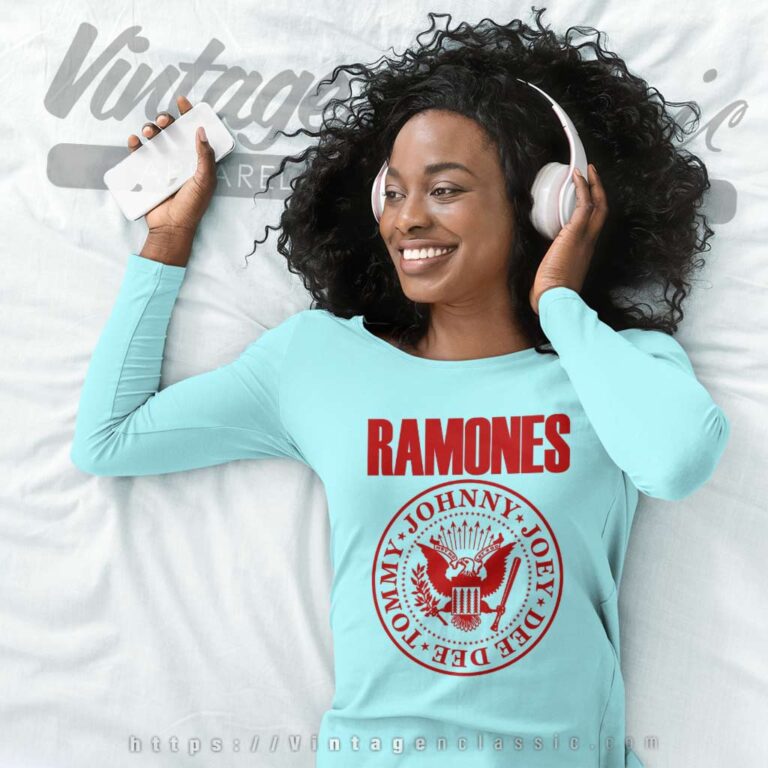 Ramones Mania American Long Sleeve Tee Ramones Mania American Long Sleeve Tee
